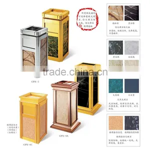 Garbage Bin With Ashtray for Hotel Hospital Airport Public Places thumbnail-1