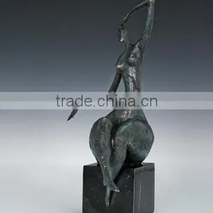 Bronze Fat Lady Living Home / Hotel Morden Decoration Bronze Sculpture thumbnail-3