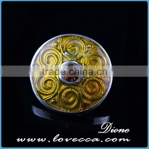 Import Snap Button Jewelry From China,Gold Plated SnapJewelry,18Mm Metal Snap Button thumbnail-3