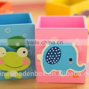2015 Customize Wooden Stationery Box for Kids Low Price Wooden Cases thumbnail-4