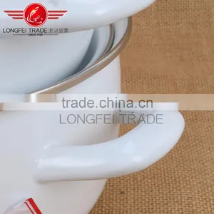 China Beautiful Decal High Quality Hot Sale 3pcs Enamel Hot Pot Casserole Wholesale thumbnail-6