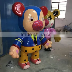 FRP Bear Cartoon Figurine for Shopping Mall thumbnail-2