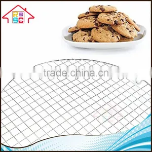 NBRSC Reliable Company Multi-Purpose Stainless Steel Cross-wire Round Baking and Cooling Rack thumbnail-3