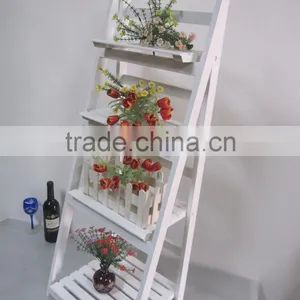 Solid Wooden Fold Flower Shelf thumbnail-4