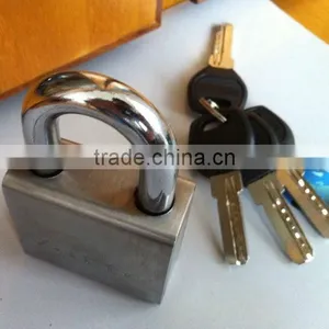 Stainless Steel Armored Square Padlock Iron Padlocks thumbnail-1