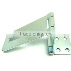 Popular 4" Garage Door Steel Padlock Clasp Hasp and Staple, Regular Hasps and Staple thumbnail-3