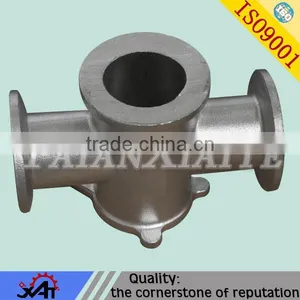 Stainless Steel Casting Precision Casting for Pipe Parts Four-way Connection thumbnail-1