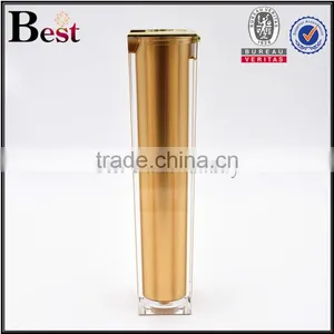 50ml Gold Acrylic Spray Pump Bottle Luxury Pump Pressure Spray Bottle for Lotion thumbnail-2