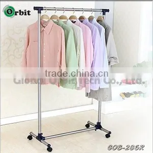 Extendable Single Pole Clothes Rack, Mechanical Clothes Rack thumbnail-3