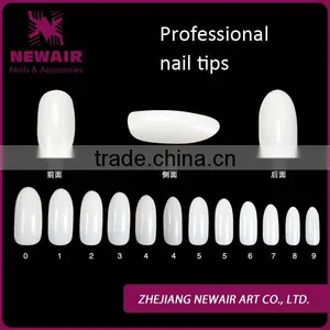 NEWAIR Hot Sale Popular Half Cover Fake False Plastic Transparent Nail Tips thumbnail-2