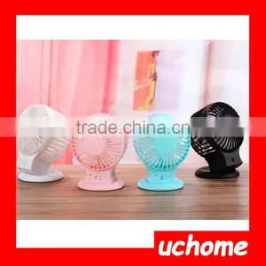 UCHOME Mini Rechargeable Electric Mini Micro Usb Air Cooling Usb Fan With Battery, Mini Cute Fan thumbnail-5