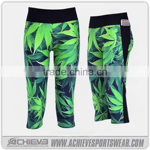 Wholesale Breathable Spandex Women Yoga Sports Pants, Fitness Sportswear thumbnail-6