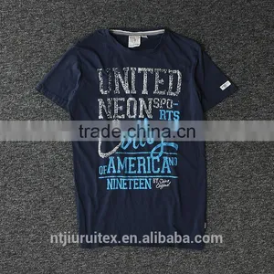 100% Cotton Crack Printing Men T-shirt thumbnail-1