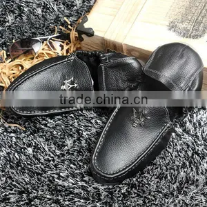 Top Layer Leather Soft Casual Shoes for Men Fashion Have Sample, Full Grain Cow Leather Peas Shoes Casual for Male thumbnail-2