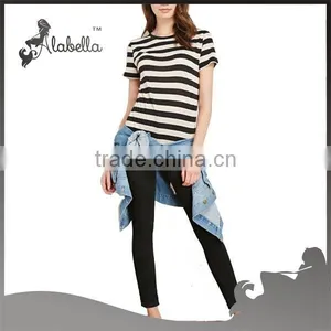 Classic Striped Tee Casual t Shirts China Tshirts Manufacturer thumbnail-1