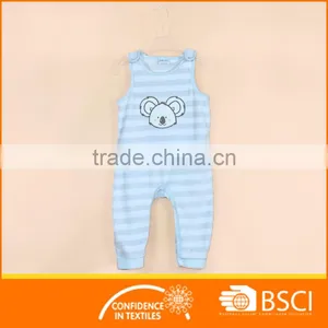 Interlock Sleeveless Baby Smocked Romper thumbnail-1