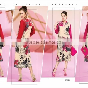 Digital Good Looks Poly Designer Georgette Tops/china Top Ten Selling Products/roof Top Tent/lady Top thumbnail-1
