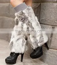 Hot Sale Winter Warm Design Fake Faux Fur Leg Warmer thumbnail-1