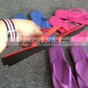 Women's Slim Flip Flops Cheap Wholesale Plain Color Flat Slippers Shoe Closeouts thumbnail-5
