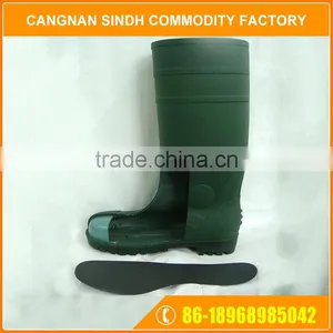 Comfortable PVC Waterproof Chemical Steel Toe Boots Wholesale thumbnail-1