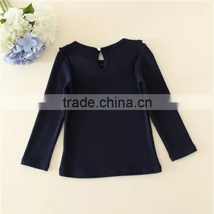 New Fashion Baby Clothes Beading Top Tops and Blouses 2015 Kids Clothes Girls Bottoming Shirts thumbnail-6