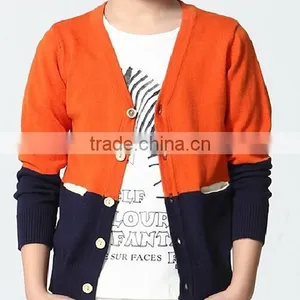 Wholesale Pima Cotton Handmade Baby Boys Cardigan Sweater thumbnail-1