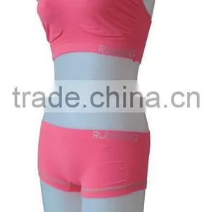 New Style Seamless Woman Underwear Ladies Sport Bra & Boxer thumbnail-2