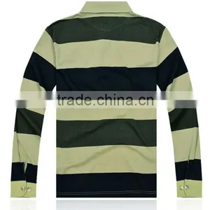 New Fashion Autumn and Winter Men's Striped Polo Shirt Brand Long Sleeved Striped MENS Polo Shirt M/3XL CUSTOMED thumbnail-2