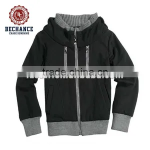 Fleece Plus Size Hip Hop Streetwear Longline Side Zipper Hoodies Sweatshirts Men Free Shipping New Arrival ST043A thumbnail-1