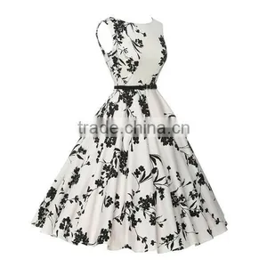 Walson Womens 50's Rockabilly Vintage Style Evening Party Tea Dresses Swing Skaters thumbnail-3