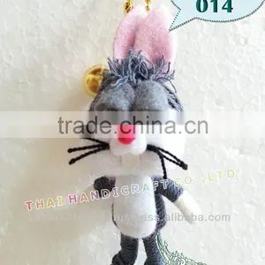 Handmade Keychains Keyrings Voodoo Doll String Accessories Bag Gifts thumbnail-1