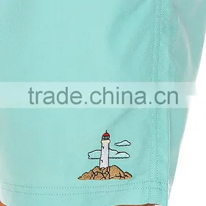 High Quality Custom Embroidery Pattern Plain Men Swim Short & Beach Shorts & Board Shorts thumbnail-5