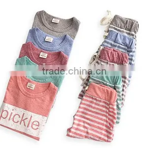Summer Best-selling 100%cotton Printing Kids t Shirt With Pants Set thumbnail-2