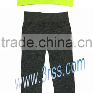 2017 Hot Sell Seamless Yoga Wear Set Leggings and Tank Top thumbnail-1
