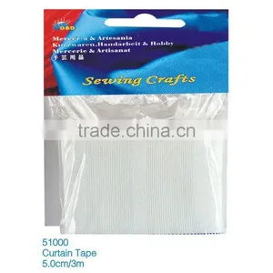 D&D White Curtain Tape 5.0cm/3m With Customers' Logo thumbnail-1