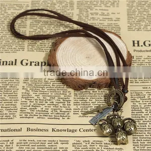 Velvet Suede Punk Style Adjustable Necklace Antique Bronze Coffee Halloween Skeleton Skull Cross For Men & Women 40cm Long thumbnail-1