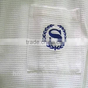Hot Sale Waffle Bath Robe for Hotel With Embroidery Logo thumbnail-3