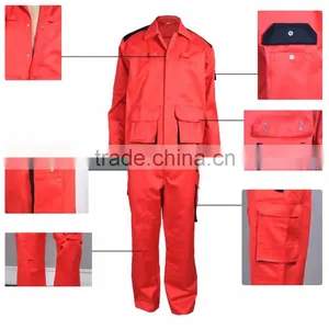 Wholesale Factory Manufacturer EN20471 High Visibility Safety Coveralls With Reflective Stripe thumbnail-2