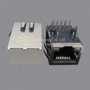 7499111446 YKGD-8309BNL Single Port Through Hole Industrial RJ45 Connector Jacks thumbnail-1