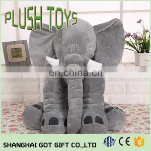 Large Long Nose Elephant Sleep Pillow Baby Plush Toy Lumbar Cushion Doll 50*60cm thumbnail-2