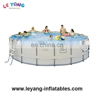 Summer Deep Metal Frame Pool / Swimming Pool / Round Intex Adult Swimming Pool for Sale thumbnail-1
