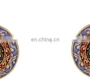 BRASS METAL EARRINGS,ANTIQUE BRASS EARRINGS thumbnail-1