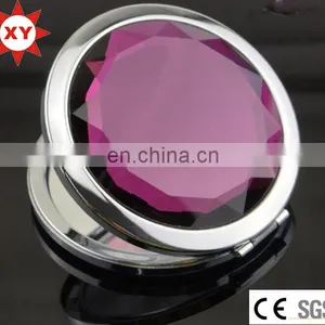 Custom Bling Rhinestone Folding Make-up Mirror for Gifts Set thumbnail-2