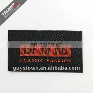 Custom Denim Clothing Brand Name Woven Label for Jeans thumbnail-2