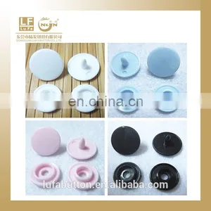 10MM the Most Common Used 4 Parts Plastic Snap Button Studs for Raincoat or Baby Clothes thumbnail-1