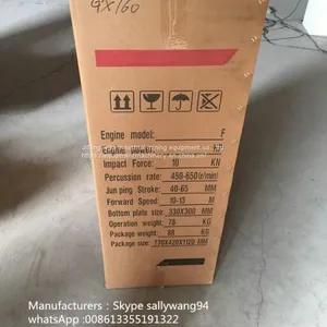 Factory Direct Sales Honda gx 160 Engine Tamper Rammer CompactorGasoline Tamping Rammer thumbnail-5