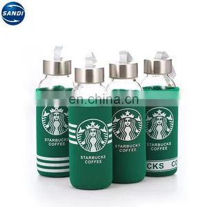 Promotional Custom LOGO Printed Sports Glass Water Bottle thumbnail-6