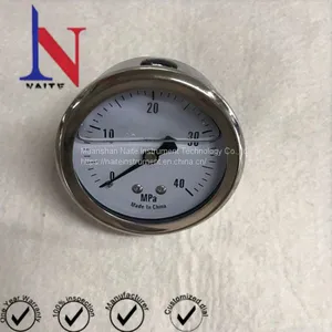 50mm 40Mpa Single Dial Back Connection Hydraulic Pressure Gauge thumbnail-1