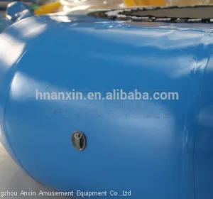 Water Park Inflatables Water Floating Toys Round Trampoline Jumping in the Center thumbnail-4