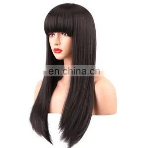 Wholesale Hair Preplucked Straight Wave Human Hair Lace Front Wig thumbnail-3